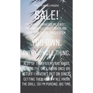 Massive sale!